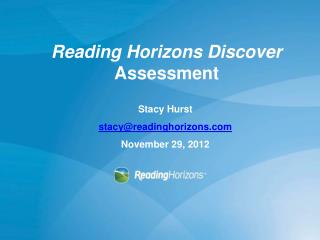 Reading Horizons Discover Assessment