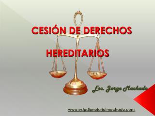 CESIÓN DE DERECHOS HEREDITARIOS