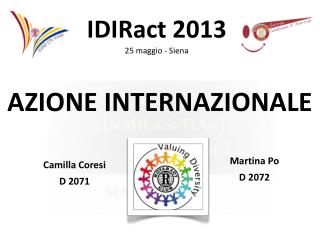 IDIRact 2013 25 maggio - Siena