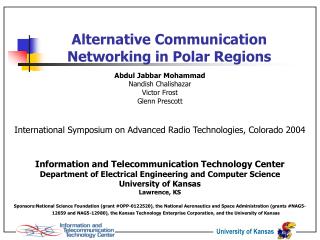 Alternative Communication Networking in Polar Regions