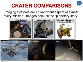 CRATER COMPARISONS