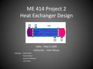 ME 414 Project 2 Heat Exchanger Design