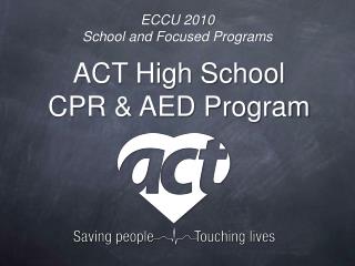 ECCU 2010 School and Focused Programs