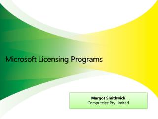 Microsoft Licensing Programs