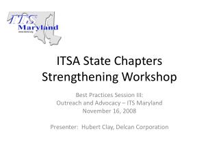 ITSA State Chapters Strengthening Workshop