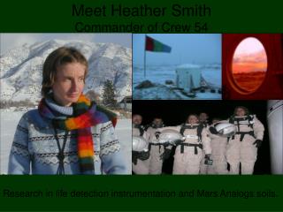 Meet Heather Smith Commander of Crew 54