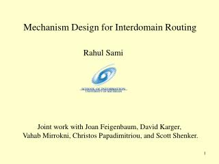 Mechanism Design for Interdomain Routing