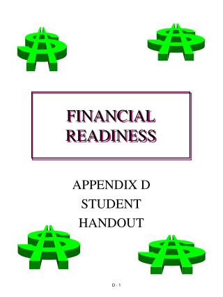 FINANCIAL READINESS