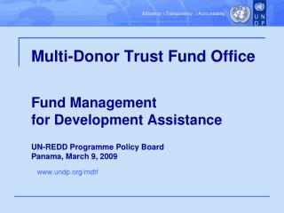undp/mdtf