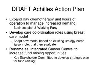 DRAFT Achilles Action Plan
