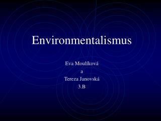 Environmentalismus