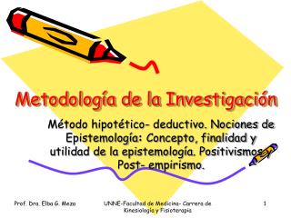 Metodología de la Investigación