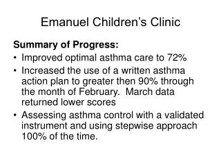 Emanuel Children’s Clinic