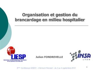 Organisation et gestion du brancardage en milieu hospitalier