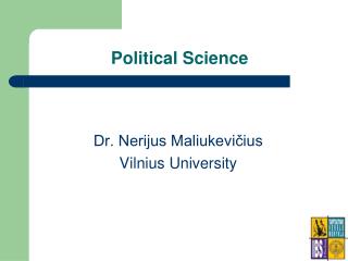 Political Science