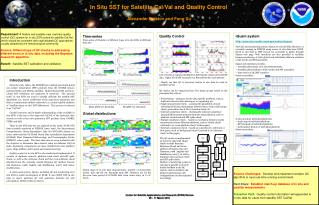 In Situ SST for Satellite Cal/Val and Quality Control