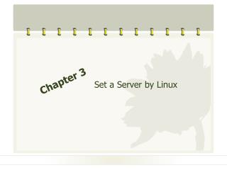 Set a Server by Linux