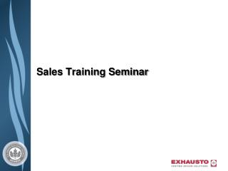 Sales Training Seminar