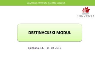Ljubljana, 14. – 15. 10. 2010