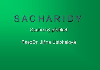 S A C H A R I D Y