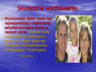 Skuteczne wychowanie.