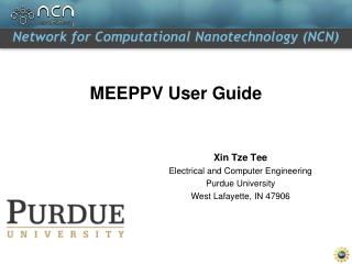 MEEPPV User Guide