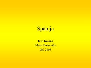 Spānija