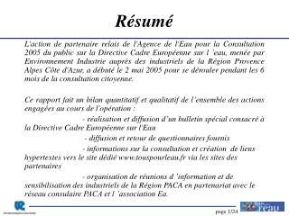 Résumé