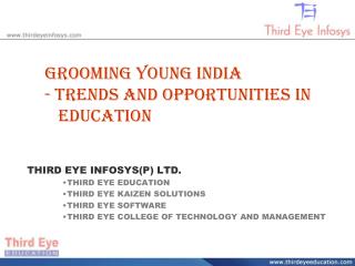 Grooming Young India - Trends and Opportunities in Education