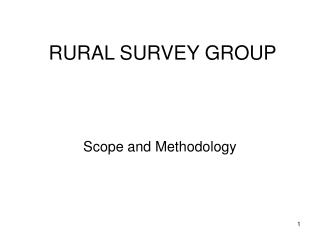 RURAL SURVEY GROUP