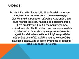 Anotace