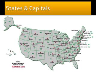 States &amp; Capitals