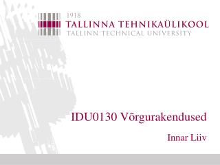 IDU0130 Võrgurakendused