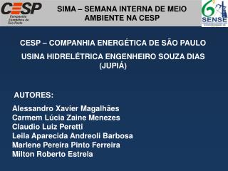 SIMA – SEMANA INTERNA DE MEIO AMBIENTE NA CESP