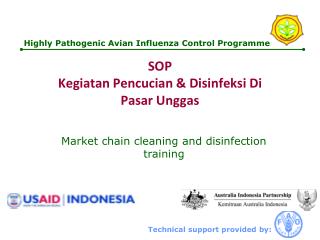 SOP Kegiatan Pencucian &amp; Disinfeksi Di Pasar Unggas