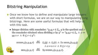 Bitstring Manipulation