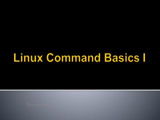 Linux Command Basics I
