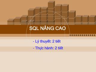 SQL NÂNG CAO