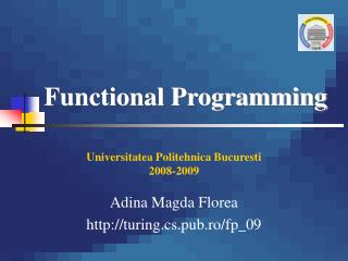 Functional Programming