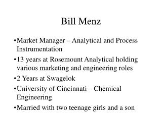 Bill Menz