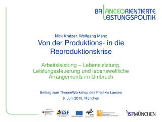 Nick Kratzer, Wolfgang Menz Von der Produktions- in die Reproduktionskrise