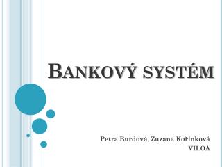 Bankový systém