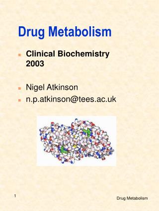 Drug Metabolism