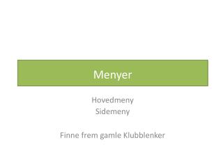 Menyer