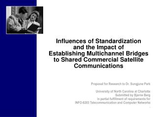 Proposal for Research to Dr. Sungjune Park University of North Carolina at Charlotte