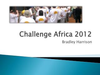 Challenge Africa 2012