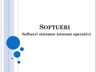 Softueri