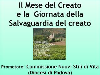 Il Mese del Creato e la Giornata della Salvaguardia del creato