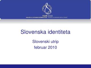 Slovenska identiteta