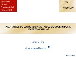 JOSEP ALBET